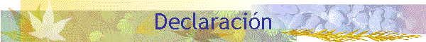 Declaraci�n