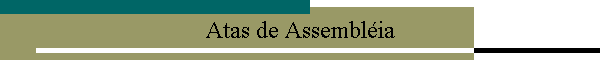 Atas de Assembl�ia